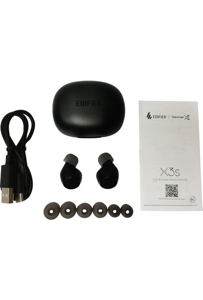Edifier X3S Oyun Moduna Sahip Gerçek Kablosuz Stereo Kulaklık Bluetooth 5.2 Siyah