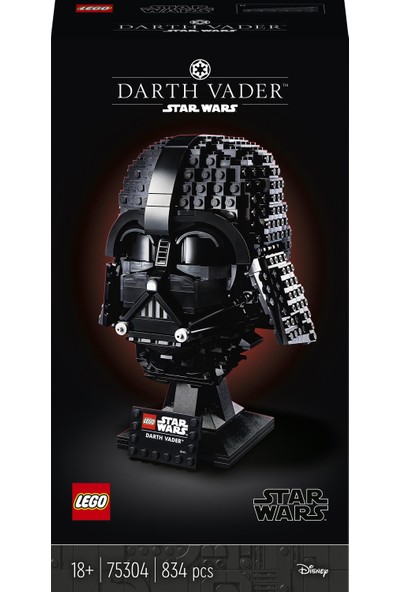 LEGO® Star Wars™ Darth Vader™ Kaskı 75304 Eğlenceli, Yaratıcı, Koleksiyonluk ve Sergilnebilir Star Wars Yapım Seti (834 Parça)