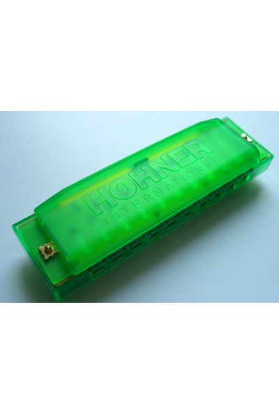 Nomad Hohner M1110G Translucent Green Harp (Do Majör)