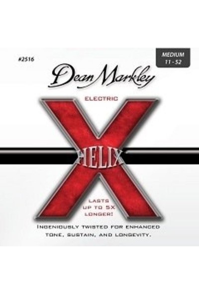 Dean Markley Helix Hd Medium 2516 (11-52) - Elektro Gitar Tel Seti