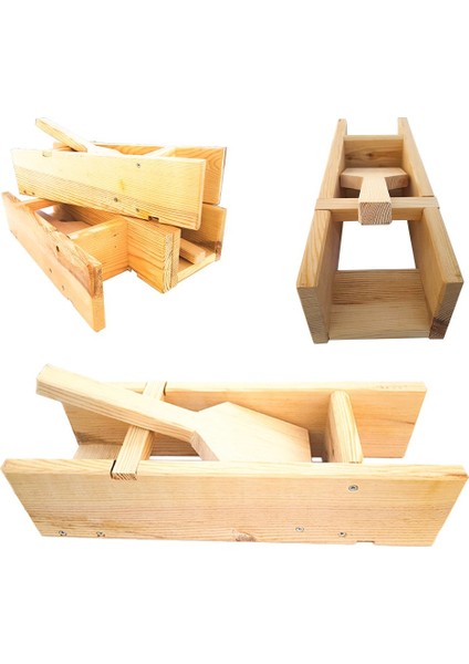 Kullanışlı Ergonomik Ahşap Zeytin Kırma Makinesi Aleti (2 Adet)