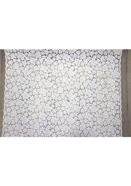 Pvc Dantel Kaymaz Raf Dolap ve Çekmece Örtüsü Dantel-10 Gül/ Eni 50 cm x 5 mt Uzunluğu