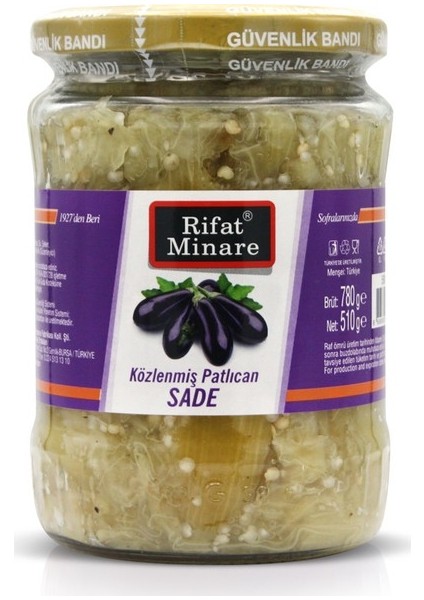 Közlenmiş Patlıcan Sade 580 gr