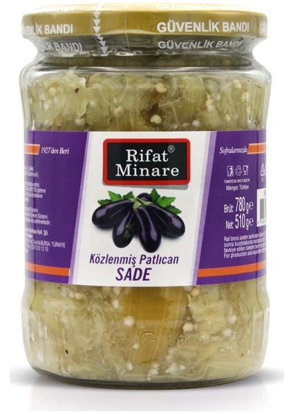 Rifat Minare Közlenmiş Patlıcan Sade 580 gr