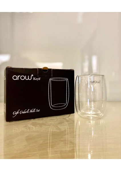 Çift Çidarlı Ikili Bardak 150 ml