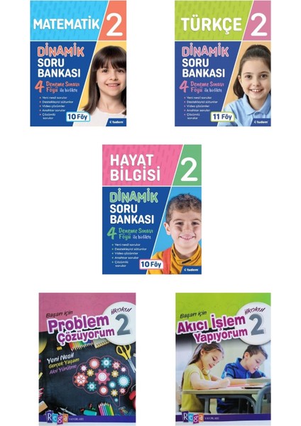 2. Sınıf Matematik Türkçe Hayat Bil.soru Bankası Problem Çözüyorum Akıcı İşlem Yapıyorum