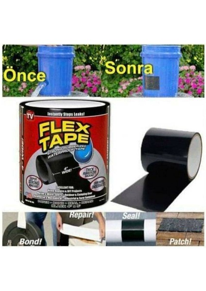 Su Geçirmez Sızdırmaz Boru Tamir Bandı Flextape modelleri