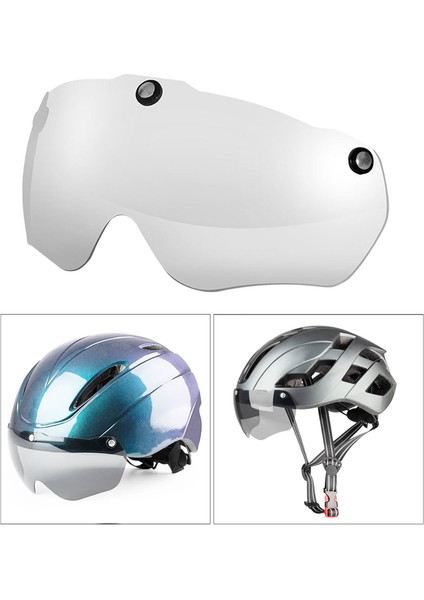 Gözlükler Değiştirme Lens Anti-Darbeli Kask Göz Kalkanı Scooter Manyetik Onarım Vizör Aksesuarları - Şeffaf (Yurt Dışından) modelleri