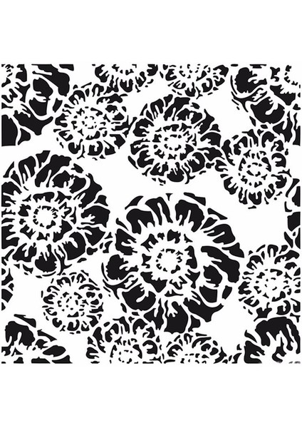 Hd-74 Home Decor Stencil 45 x 45 cm