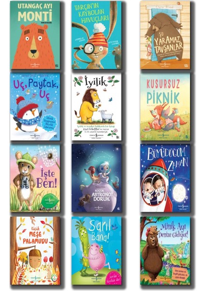 En Çok Tercih Edilen Resimli, Öykülü Kitaplar -12 Kitap