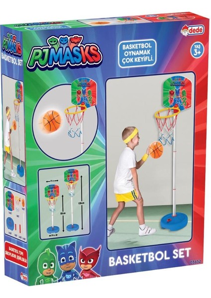Dede Pjmasks Küçük Ayaklı Basketbol Potası