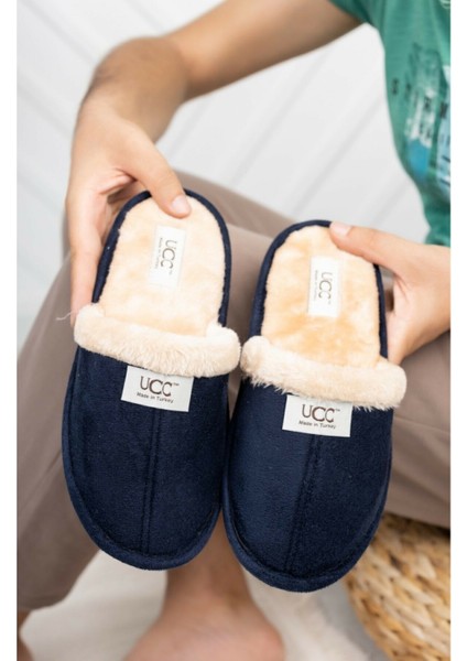 Lacivert Rahat Erkek Kullanışlı Ev Terliği