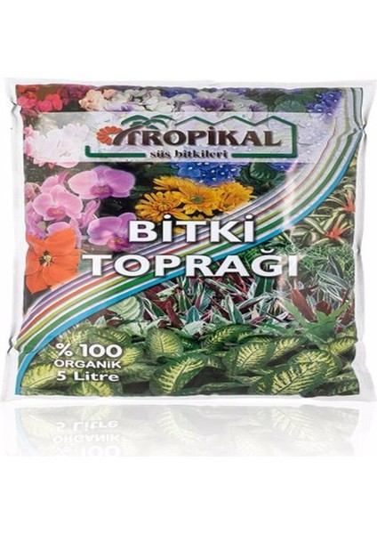 Organik Genel Kullanım Bitki Toprağı Torflu 5 Litre