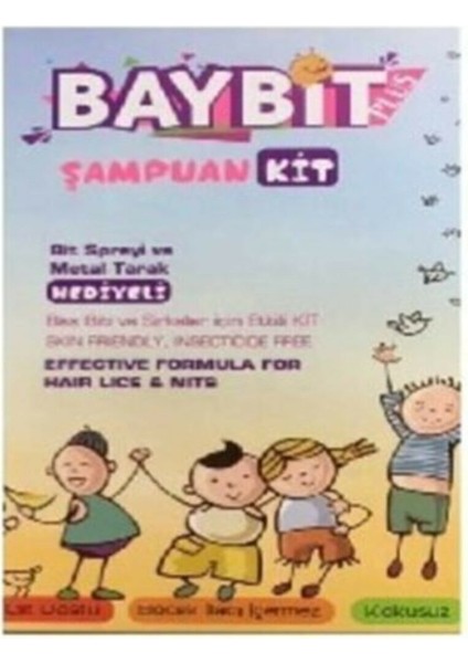 Baybit Şampuan Metal Tarak Hediyeli