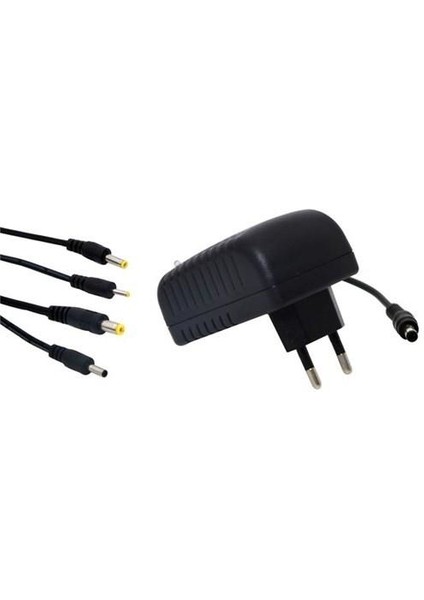 12 Volt 2 Amper Çok Uçlu Adaptör