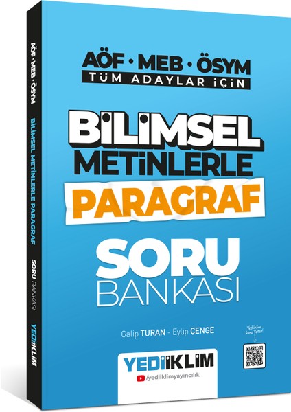 Tüm Adaylar Için Bilimsel Metinlerle Paragraf Soru Bankası
