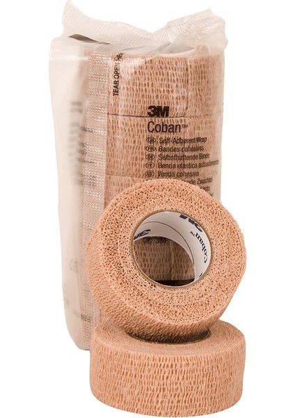 1581 Coban Kendinden Yapışkan Sabitleme Bandajı 2,5cm x 4,5m