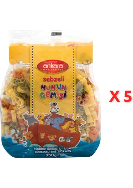 Nuhun Ankara Ankara Nuhun Gemisi Sebzeli Makarna 350 gr x 5