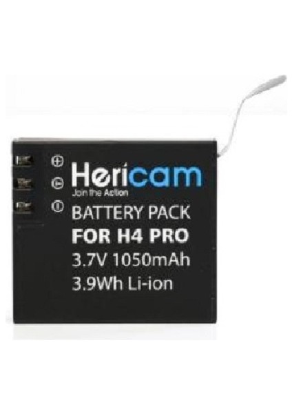 For H4 Pro 3.7V 1050 Mah 3.9WH Lion Batarya