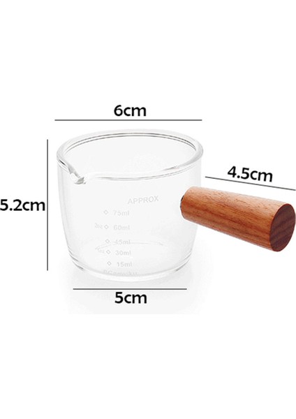 F Fityle Espresso Cam Ölçüm Kupası (Yurt Dışından) modelleri