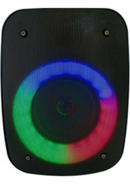 KTS-1110 Taşınabilir Extrabas Bluetooth Hoparlör, Işıklı Rgb Ledli Ses Sistemi Mikrofon Girişi
