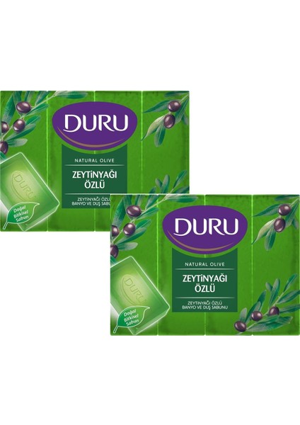 Natural Olive Zeytinyağlı Duş Sabunu 2X600 gr