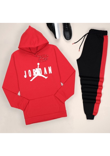 Kırmızı Jrd Logo Eşofman Takımı