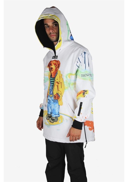 Teddy Yaka Fermuarlı Snowboard ve Kayak Montu fiyatları