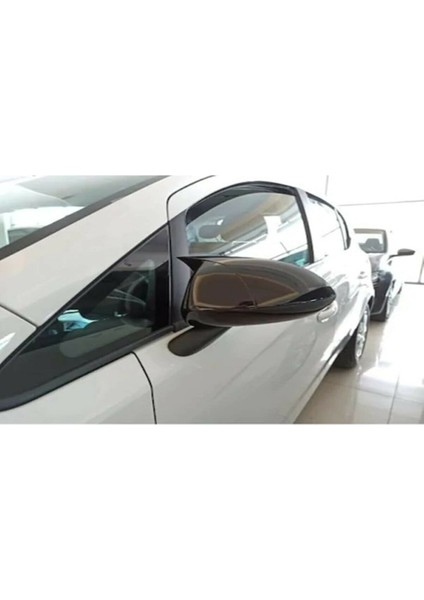 Opel Corsa E 2014 - 2019 Yarasa Ayna Kapağı (Piona Black)