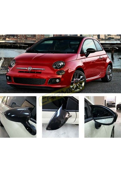 Fiat 500 2014 - 2018 Yarasa Ayna Kapağı (Piona Black) 500X fiyatları