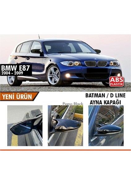 Bmw E87 1 Serisi 2004 - 2009 Yarasa Ayna Kapağı (Piona Black) fiyatları