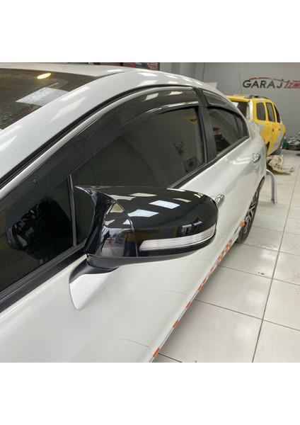Honda Civic Fb7 2012-2015 Yarasa Ayna Kapağı (Piona Black)