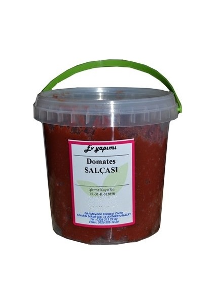 Ev Yapımı Samandağ Domates Salçası 1 kg
