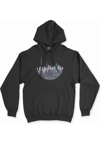 Cix Berlin Siyah Kapşonlu Sweatshirt Hoodie