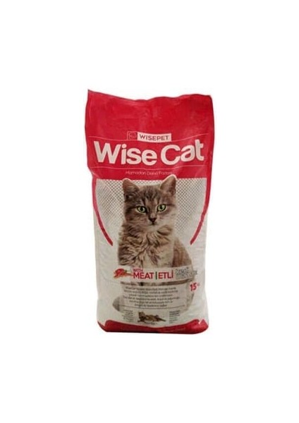 Wisecat Etli Kedi Maması 15 kg