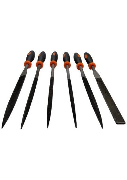 1278 Mini Eğe Seti Takımı 6 Parça Uzunluk 180MM