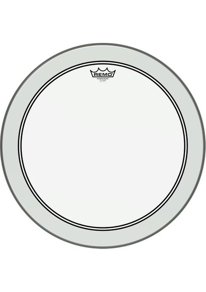 Remo P3-1318-C2- Powerstroke® P3 Şeffaf 18" Bas Davul Derisi