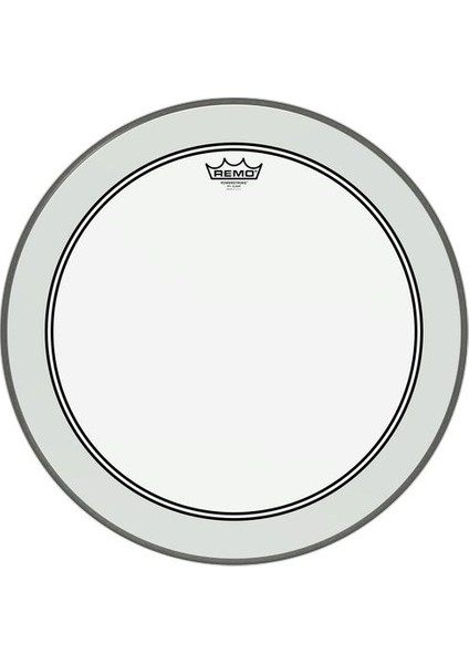 Remo P3-1322-C2- Powerstroke® P3 Şeffaf 22" Bas Davul Derisi