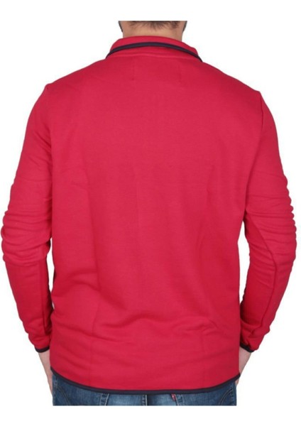 Backup Half Zip Erkek Kırmızı Sweatshirt fırsatları