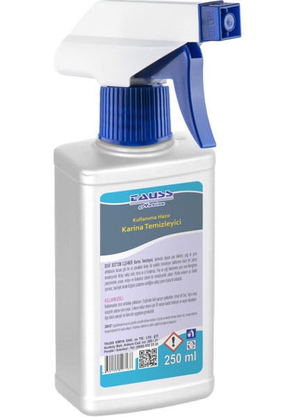 Marine Boat Bottom Cleaner / Spray (K. Hazır Karina Temizleyici) 250 ml