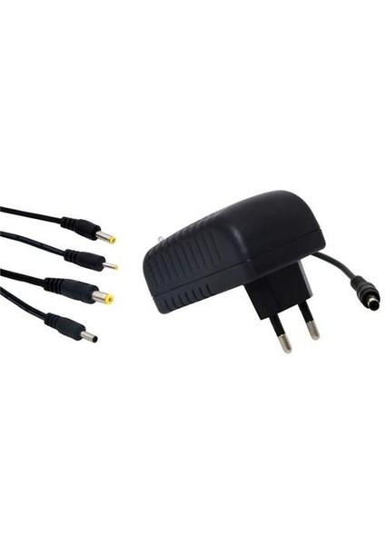 6 Volt 1.8 Amper Çok Uçlu Adaptör