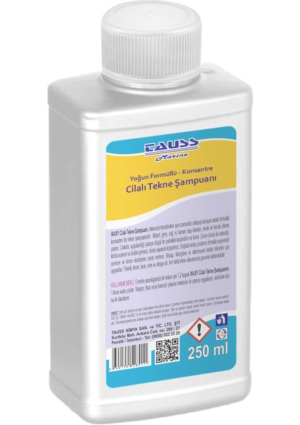 Marine Waxy / Ultra (Konsantre Cilalı Tekne Şampuanı) 250 ml