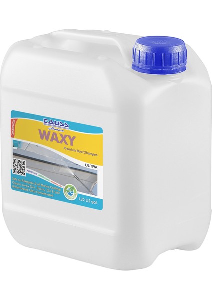 Marine Waxy / Ultra (Konsantre Cilalı Tekne Şampuanı) 5 Lt