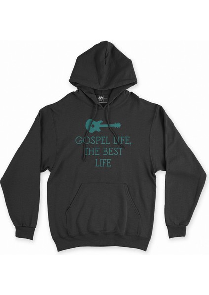 Cix Gospel Life Siyah Kapşonlu Sweatshirt Hoodie