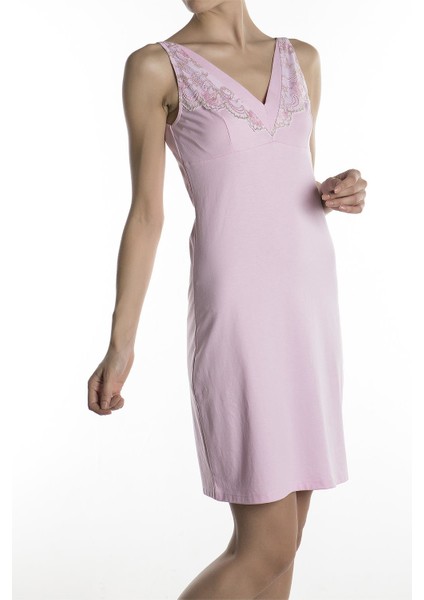 Lace Pink Gecelik