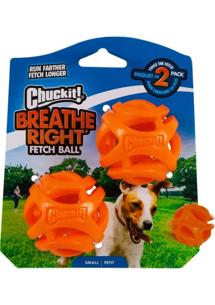 Chuckit! Breathe Right Köpek 2'li Oyun Topu (Küçük Boy)