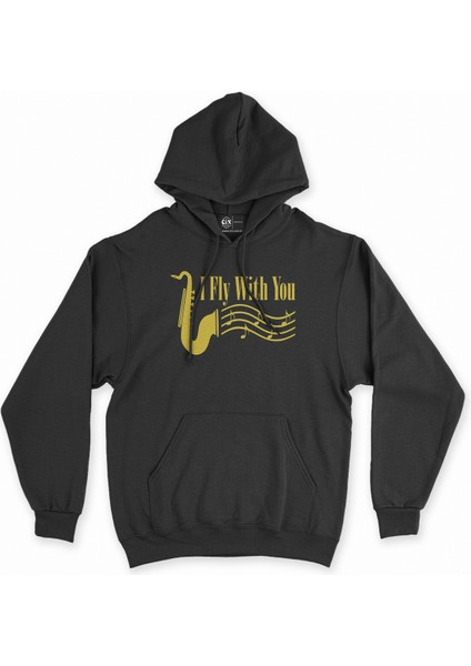 Cix I Fly With You Siyah Kapşonlu Sweatshirt Hoodie
