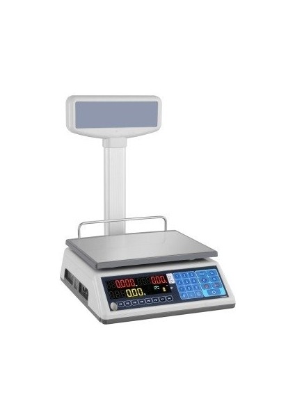 Ege LED T Boyun 6 kg x 1 / 2 gr Tutar Hesaplamalı Terazi