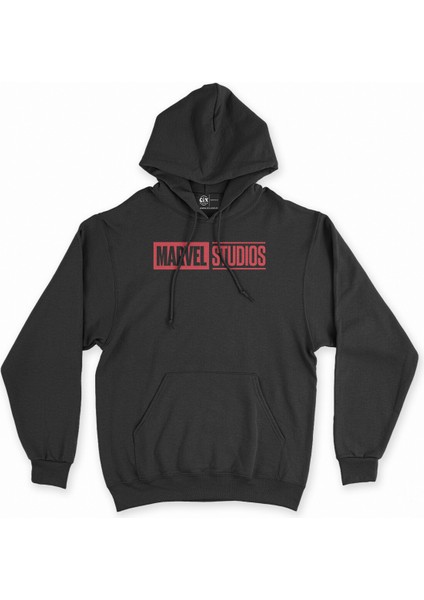 Cix Marvel Studious Siyah Kapşonlu Sweatshirt Hoodie