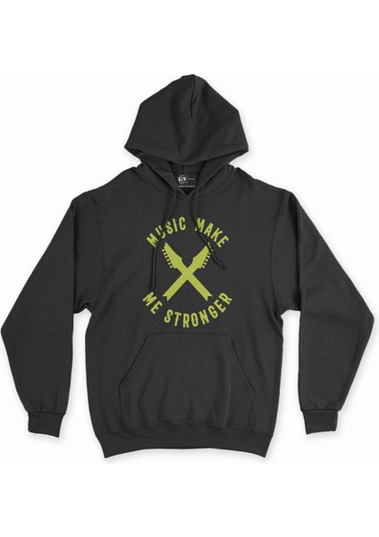 Cix Music Make Me Stronger Siyah Kapşonlu Sweatshirt Hoodie